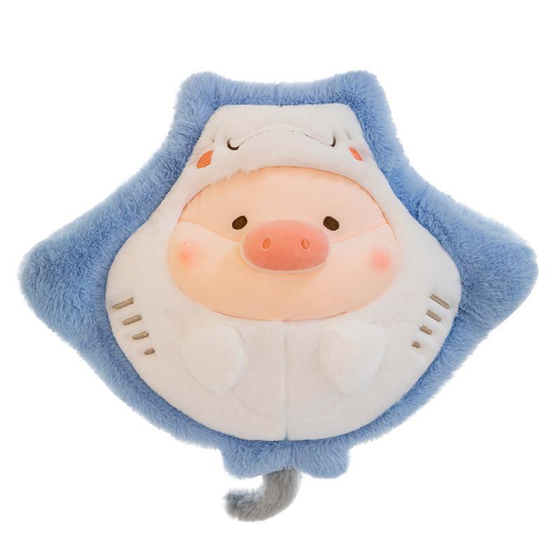 

Pig Fish Devil Plush Toy Cartoon Stuffed Animal Doll Room Decor Present Birthday 40CM/15.75in