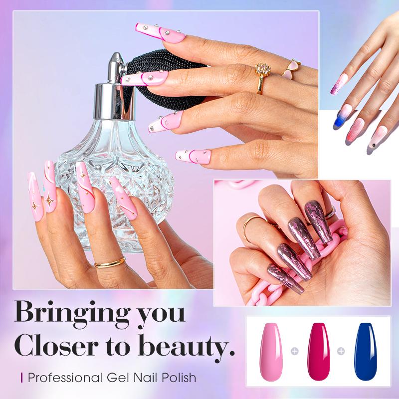 ROSALIND 15ml Nail Gel Semi Permanent Bright Soak Off UV Gel Nail Polish Hybrid Lacquer Gel Polish New Color