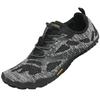 [SAGUARO] Barfuß-Laufschuhe, Tragbare Fitnessschuhe, Flexibel, Ultraleicht, Atmungsaktiv, 27,0 cm, Schwarz 034