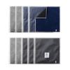 [Aso] Imabari Towel Cotton 100% Hand Towel Reversible Compact Made In Japan Men's Absorbent Durable Businessman Handkerchief BIZ