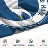 1PC Custom Name Brighton&Hove Albion Patterned Flannel Blanket Suitable For All Seasons for Home Decor Warmth and Comfort Gifts Holiday Present