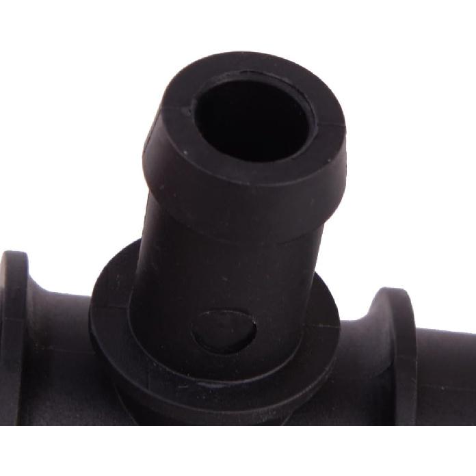 Replacement Parts 1-1/4" 5/4 5/8" 32mm 16mm Auto Tee Heater Hose Fitting Connector Coolant Water Flange Accessories Black Universal Easy to Replace
