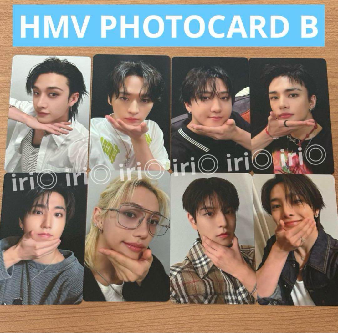 

[USED] Stray Kids HMV Photo Card B Complete Set of 8 Karma