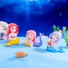 HyzaPhix Set de Accesorios para Acuario de Sirena Miniatura Estiloso Mini Decorativo Celebración del Hogar Decorativo para el Estrés Regalos para Amigos y Estudiantes 3,