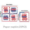 American Independence Day Theme Festival Party Decorations 250th Anniversary Celebration Cup Plate Tableware Background Supplies