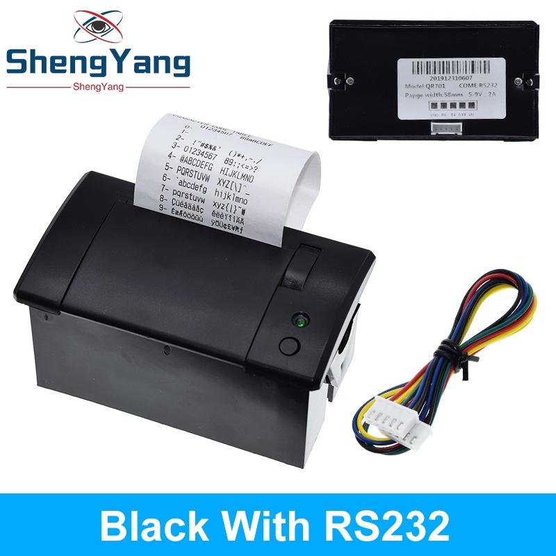 TZT 1/2/5pcs 58mm Mini Thermal Printer Embedded POS Receipt Tickets Printer With Interface RS232 / TTL Use With 5V-9V