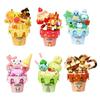 Pokemon Building Blocks Pikachu Squirtle Jigglypuff Ice Cream Model DIY Bricks Set Desktop Collection Decoration Kids Idea Gifts