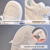 2025 Autumn Girls' White Skate Shoes - Versatile Soft Sole Sports Shoes for Older Kids