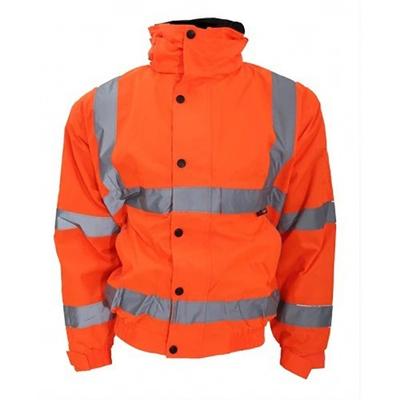 Warrior Mens Tulsa Hi-Vis Bomber Jacket