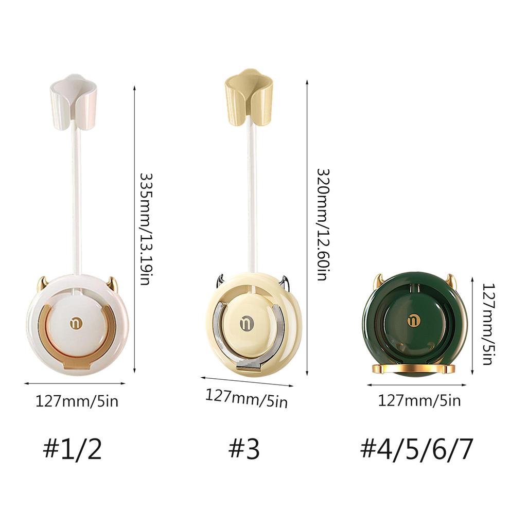 Lazy Hair Dryer Holder 360 Degree Rotating Stand Display Rack for Effortless Blow Drying Placement Bathroom Supplies