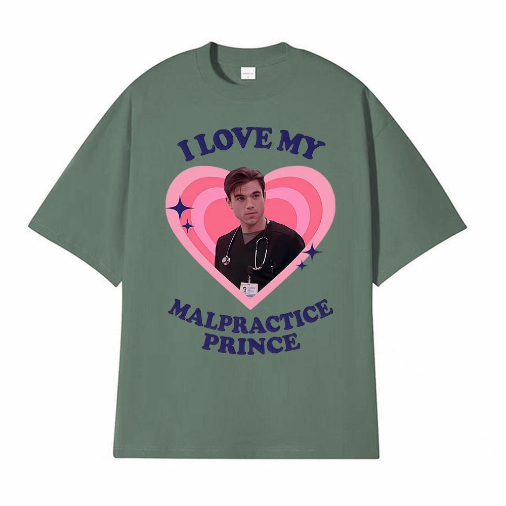 

Ilove My Malpractice Prince Dr Frank Langdon Retro Heart T Shirt Men Women Fashion Crewneck Tshirts Casual Hot Sale T Shirts 4XL