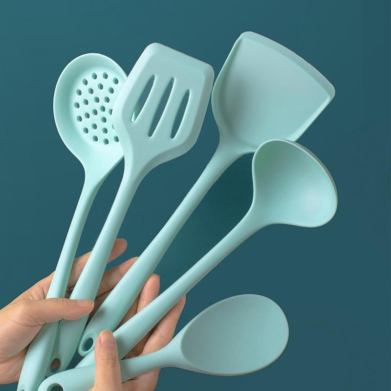 Silicone Kitchenware , Cream Scraper, Spatula, Oil Brush, Size Scraper Set Baking Tool,Non-Integrated Hand