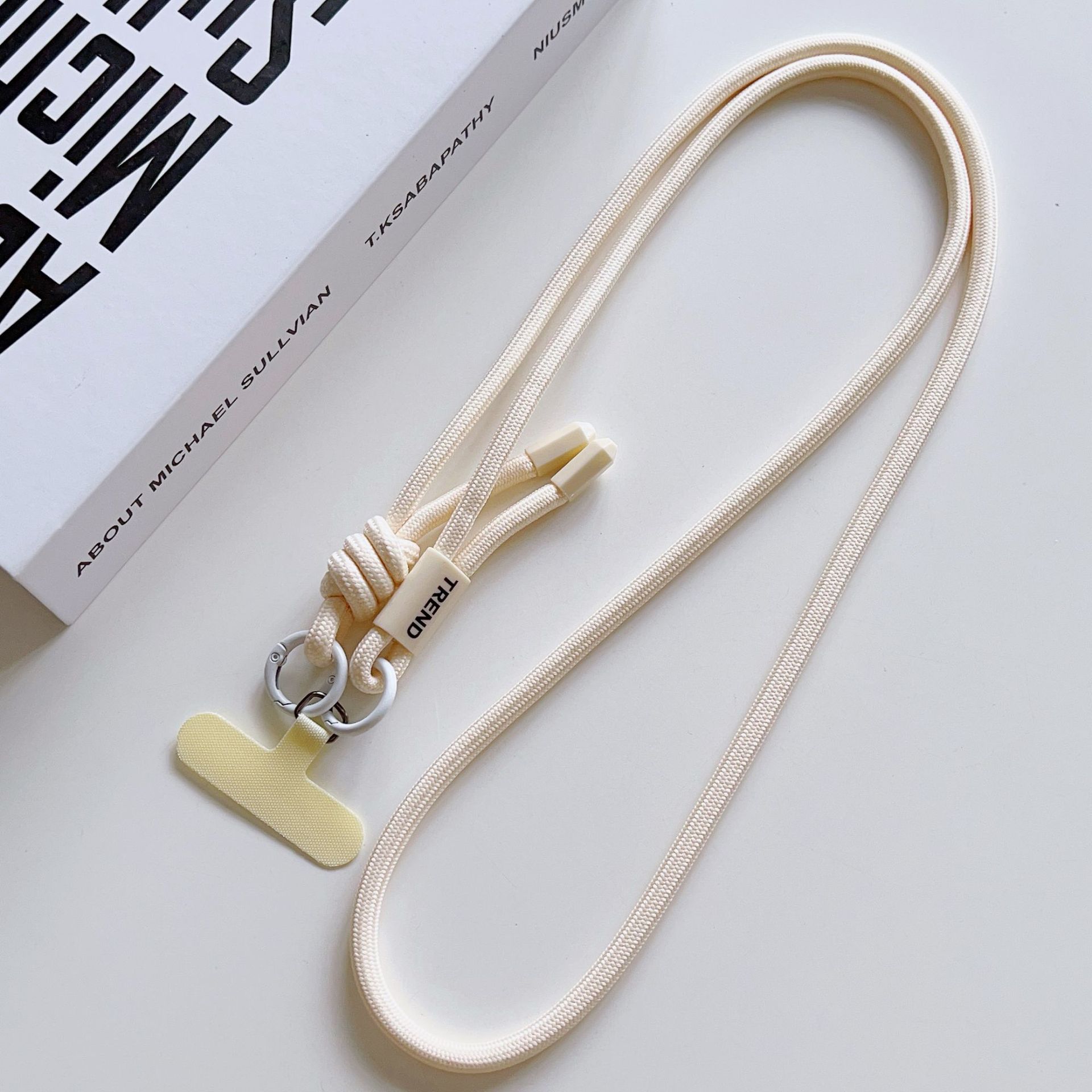 

Adjustable Phone Lanyard Crossbody Strap for Outdoor Sports Durable Anti-Lost Woven Neck Strap Camera Strap Color Dopamine Style