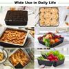 3Pcs Carbon Steel Baking Pan Set Non-Stick Cookie Cake Sheet for Bread Pastries Pie Crusts Home Easy Clean Oven Accessories