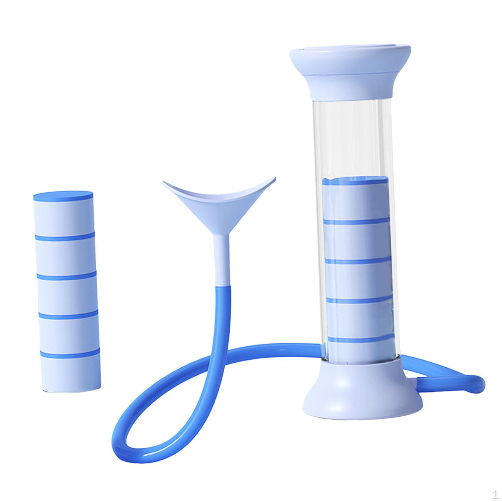 

Тренажер для дыхания Легкое устройство для тренировки легких синий