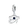 WOSTU 925 Sterling Silver Love Heart Charms Lotus Star Pendant Rib Beads Fit Bracelet Necklace Girl DIY Valentine Birthday Gift