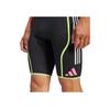 Adidas Adizero Lauf-Shorts Leggings Colorblock Streifen Design Lässig Atmungsaktiv Mittelhoch Sports Shorts Herren Shorts Schwarz IL1499