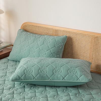 1 Piece Waterproof Jacquard Fabric Pillowcase Moisture And Sweat Proof Pillow Cover 48x74cm For Bedroom Home Hotel Detor