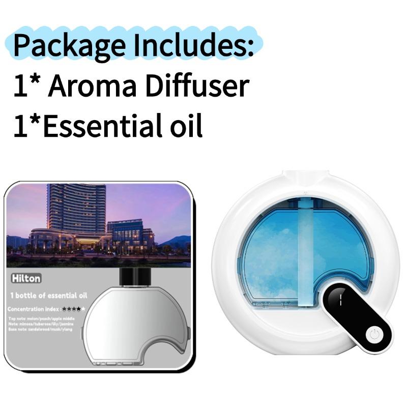 Désodorisant mural 50 ml 6 modes Affichage numérique Parfum automatique Purificateur d'air Machine d'aromathérapie rechargeable pour chambre à coucher Toilettes