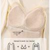 Women's Cashmere & Silk Lace V-Neck Long Sleeve Slimming Top Set