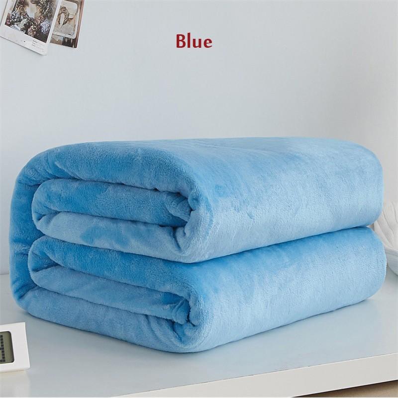 Купить Мягкое одеяло, однотонное флисовое покрывало для кровати ...