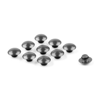 Viprh Motorcycle 10pcs M6 Cap Bolt Cover Hex Cap Nut Gray