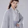 Hanfu-Paaranzug im Stil der chinesischen Wei- und Jin-Dynastie mit Kreuzkragen