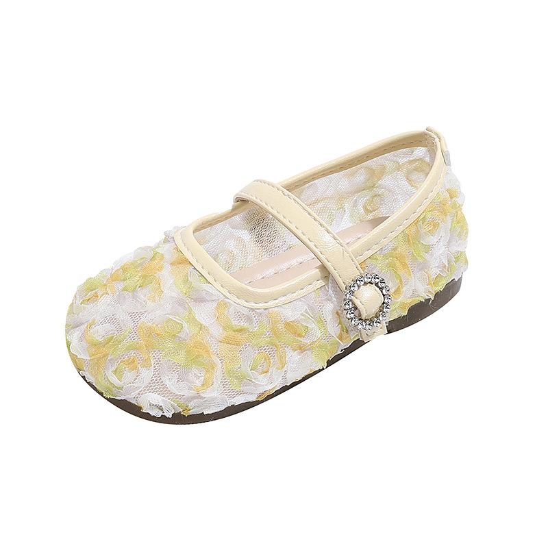 

Fashion Girls Shoes Summer New Kids Sandals Comfort Breathable Girls Mesh Casual Shoes Simple Versatile Child Beach Shoe 23