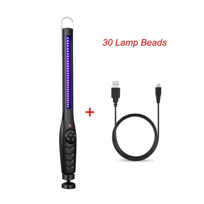 

Портативная стерилизованная 30 светодиодная УФ УФС дезинфекционная лампа гермицидный ультрафиолетовый свет 30 LED Beads With USB Cable