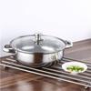 3 Tier Stainless Steel Steamer with Glass Lid 28cm Steaming Cooker Thickened Cookware Multifunctional Cooking Pot