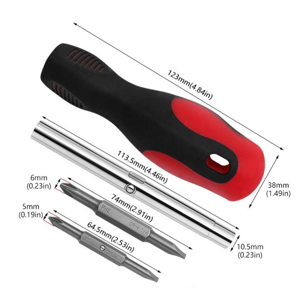Slotted Double-ended Screwdriver Extension Rod Repair Tools Screwdriver Set  Machinery
