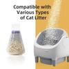 EU Warehouse Smart Automatic Cat Litter Box, Open-Top Self-Cleaning Cat Toilet with App Control and Dual Safety Sensors, Automatic Cat Litter Basin