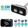 12/24V Car Charger PD Type-C 2.1A 1A Dual USB Socket for Motorcycle Auto Truck ATV Boat RV Bus Power Adapter Outlet