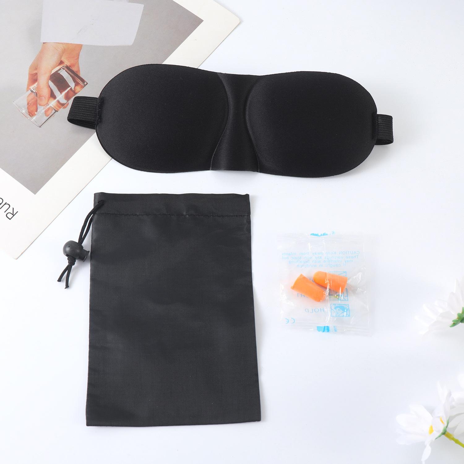 

3D Sleep Mask Eye Mask with Storage Bag and Earplug for Traveling Yoga Nap Lightweight & Breathable Eye Cover for Women Men