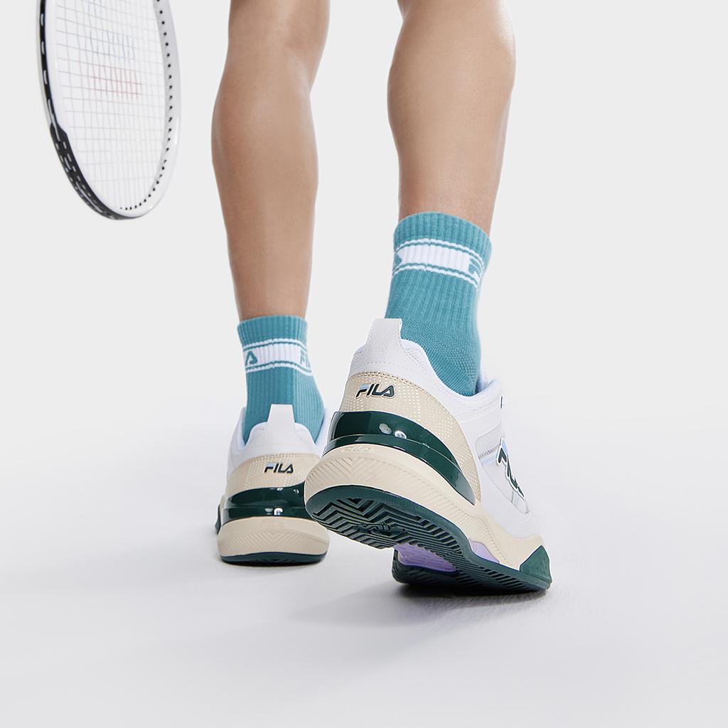 New FILA Low Top Tennis Shoes Men's Black White A12M431501FWB