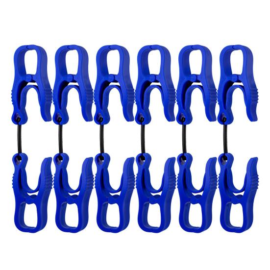 6Pcs A-shaped Glove Clip Heavy Duty Work Glove Holder Multifunction Camping Hiking Glove Towel Hat Clamp Hanger Keeper Grabber