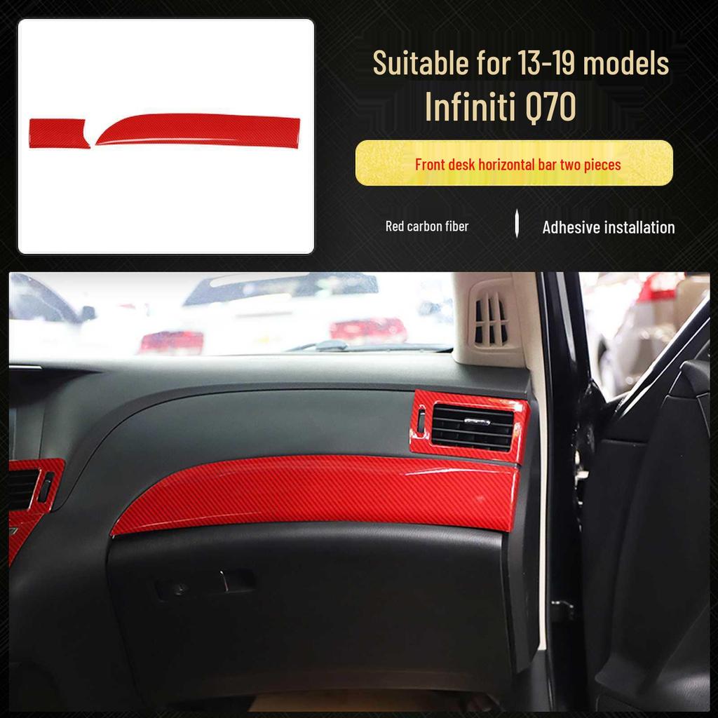 Infiniti Q70 Carbon Fiber Interior Modification: Shift Lever, Navigation, Door Trim