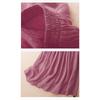 Elastic Waist Wide Leg Loose Double Layer Skirt