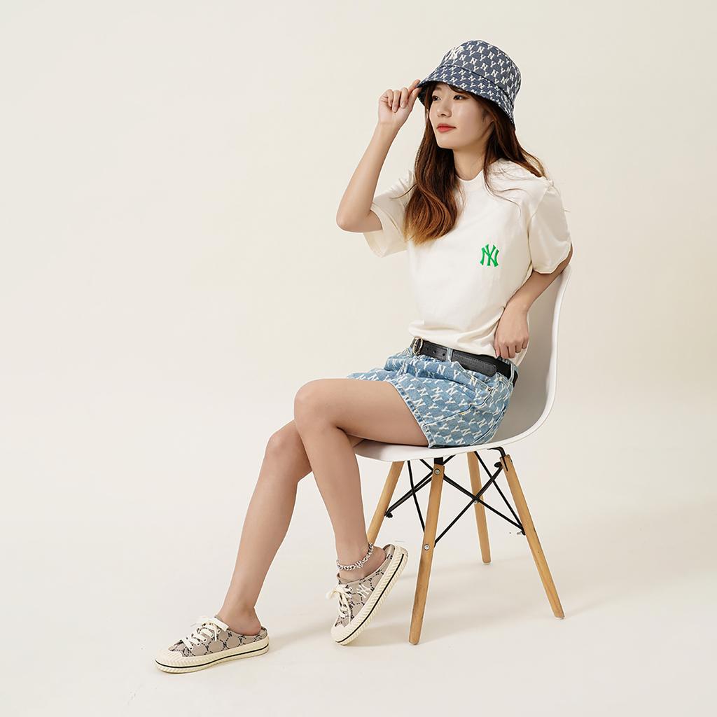 New MLB Denim Shorts Women's Light Blue 3FDPM0123-50BLL