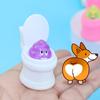 Jucărie Moale Kawaii Mochi din TPR pentru Stoarcere, Ameliorarea Stresului, Jucărie Fidget, Râzi în Hop și în Salt cu Aceste Jucării Amuzante pentru Toaletă, Capcane pentru Copii