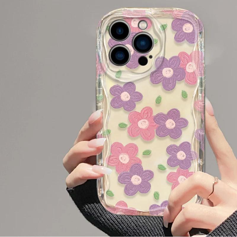 Flower Case For OPPO Realme C53 C55 C65 C67 C35 C21Y C25Y C31 C33 C20 C11 C21 C12 C15 C25 C30 GT 6 10 11 5 6 7 12 13 Pro Plus
