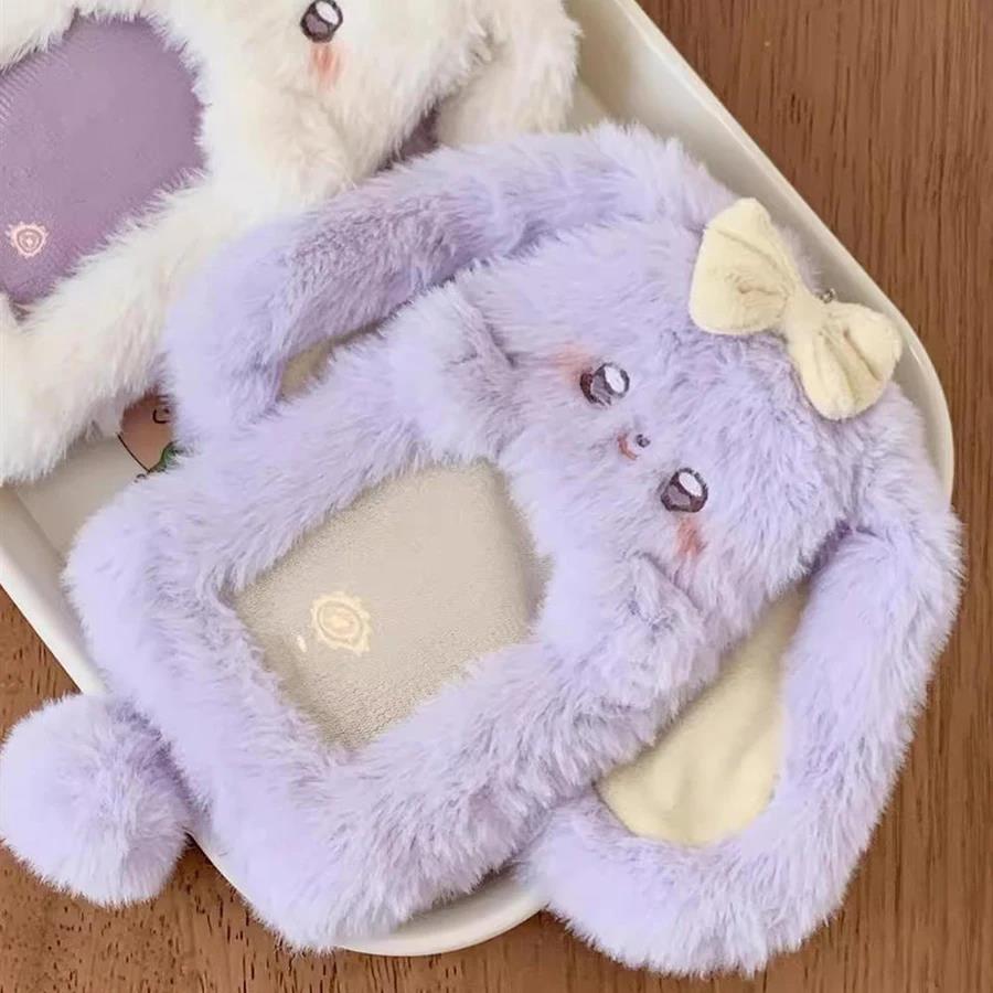 Cute Little Devil Plush Card Holder for Students Campus Photo ID Bus Card Display Pendant Pocket Card Protector Accessories