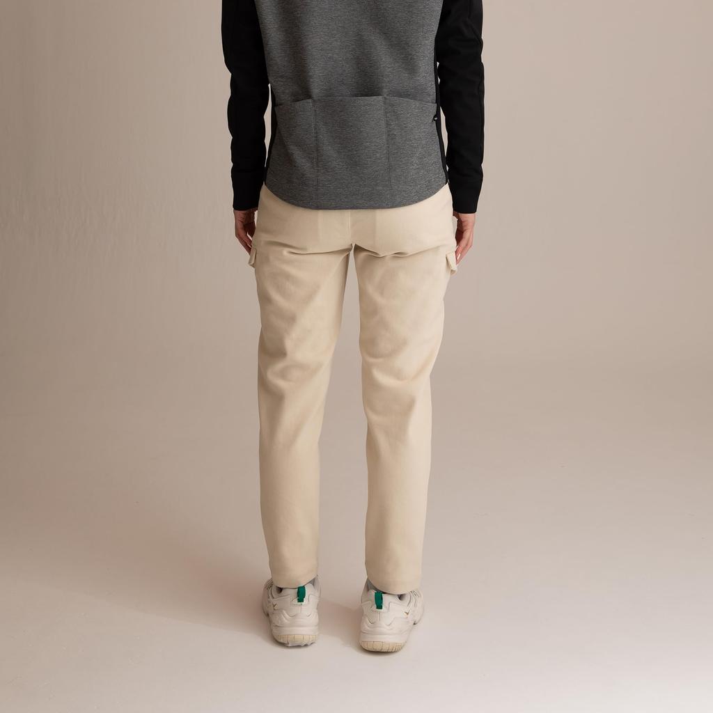 Kapelmuur Stretch Heat Cargo Cycling To Compatible Pants, Ivory, XS, Fall/Winter Pants, 5°C 15°C, Padded,