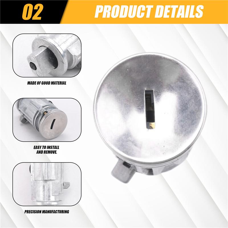 Ignition Key Switch Cylinder Lock With Keys For Chrysler Voyager Dodge Jeep Cherokee Plymouth 5003843AB 5003843AA