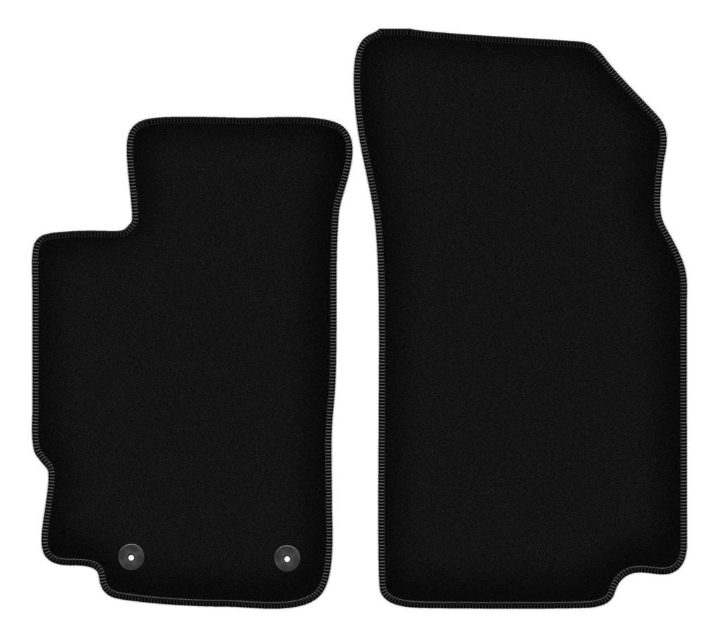 BASIC Front Velour Floor Mats For: Peugeot 406 Sedan, Station Wagon, Break (1995-2004)