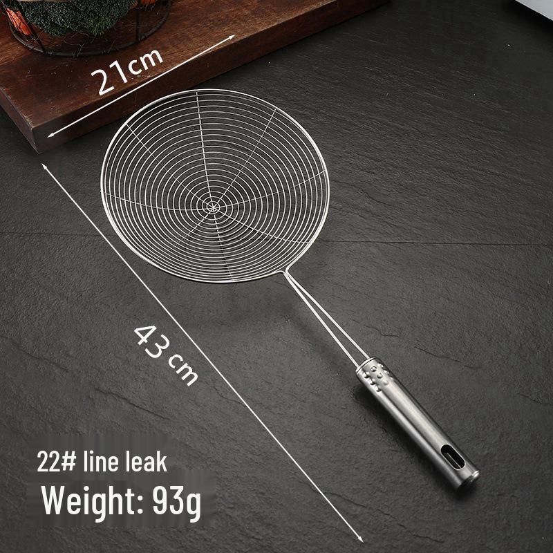 Stainless Steel Fine Mesh Skimmer Colander & Noodle Strainer Spoon