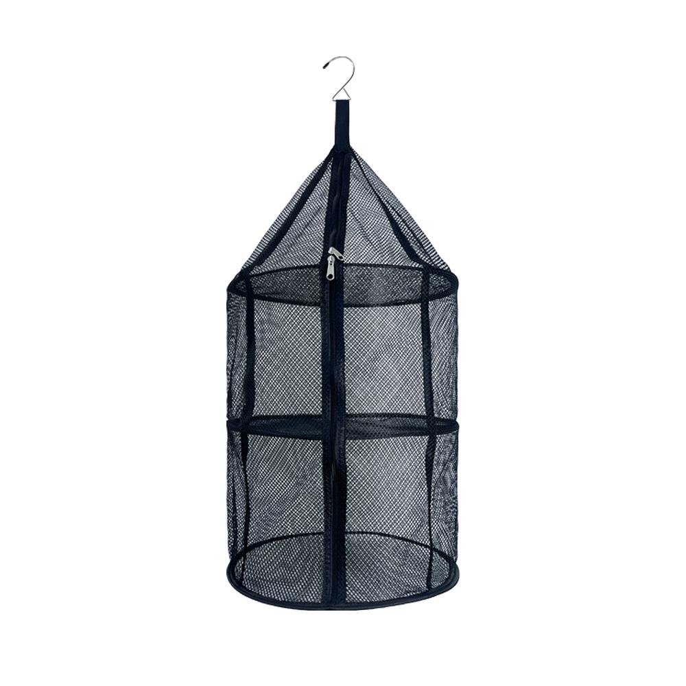 Foldable Three-Layer Outdoor Drying Rack for Fish, Fruit, and Vegetables