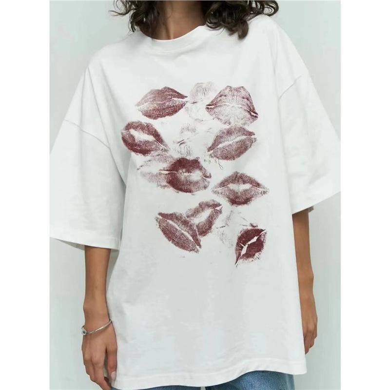 

Ретро Универсальная Летняя Хлопковая Футболка с Коротким Рукавом в Стиле Уличной Моды XL белый