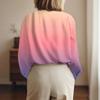 Women's Shirt Blouse Print Button Long Sleeve Casual Basic Shirt Collar Regular Top With Pockets