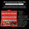 46Pcs Car Repair Tool Kit Ratchet Torque Wrench Spanner Screwdriver Socket Set Combo Tools Kit Bicycle Auto Repairing Tool Mech